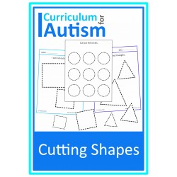 Cutting Simple Shapes Scissor Skills Practice